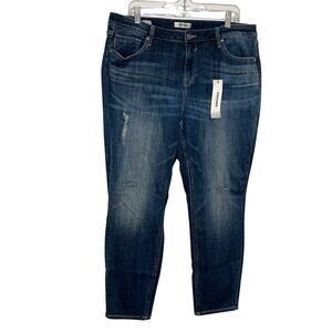 NWT Vigoss Womens Marley Skinny Jeans Size 20 Distressed Stretch Denim PLUS SIZE